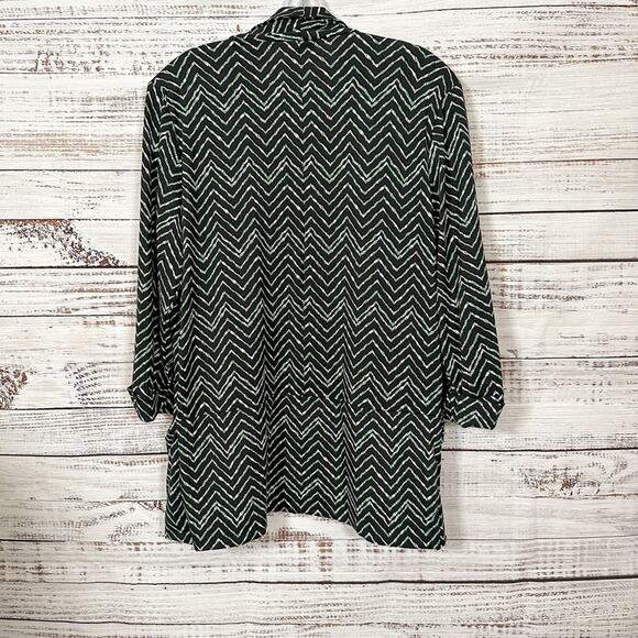 Robert Louis Mature Career Flowy Soft Open Front Cardigan, EUC, Medium - Picture 8 of 10